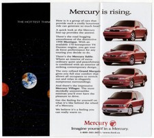 1998 MERCURY Vintage Original Centerfold Print AD Mystique, Sable, Grand Marquis