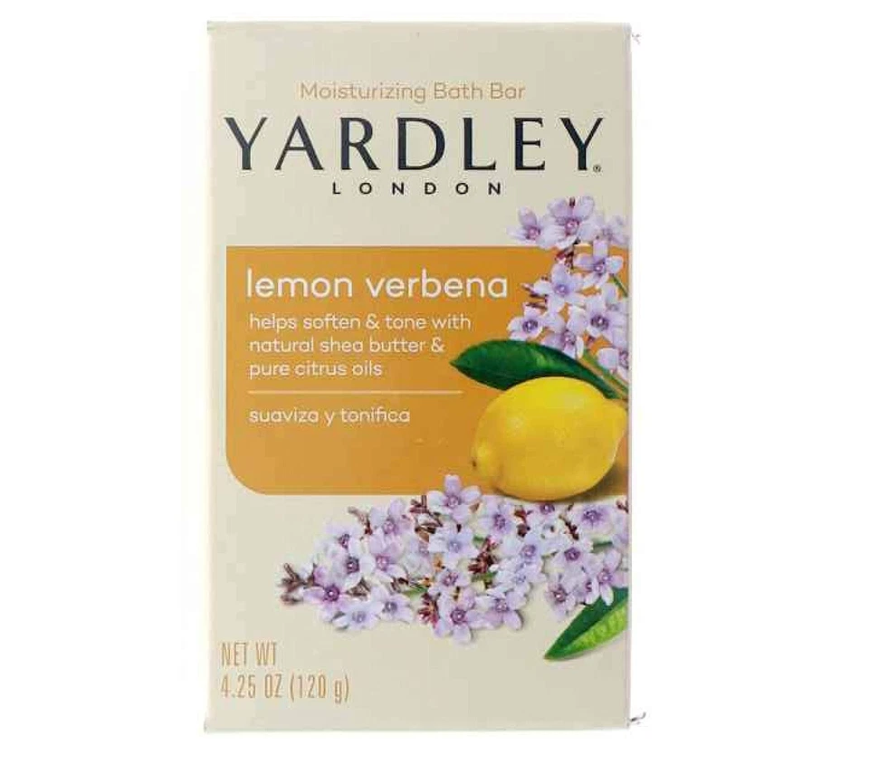 Yardley London Lemon Verbena Shea Butter Moisturizing Bar Pack of 6 4.25 oz - Image 3 of 4