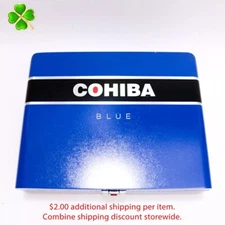Cohiba Toro Blue Empty Wood Cigar Box 9" x 7" x 2.5"
