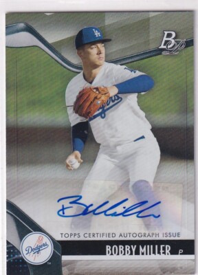 2021 Topps Bowman MLB No. Top-15 Bobby Miller Auto