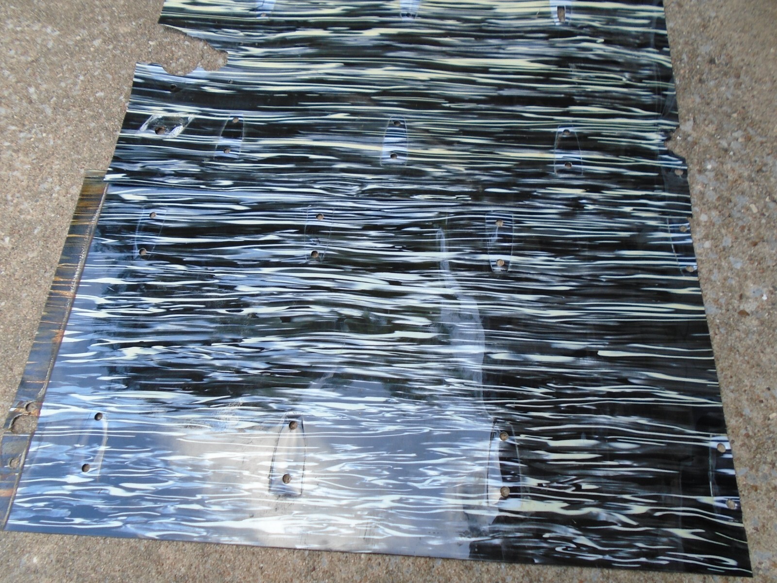 VINTAGE LUDWIG 1970's BLACK OYSTER PEARL BOWLING BALL DRUM WRAPVG! eBay