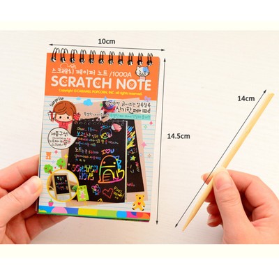  Kids Drawing Toy Scratch Book Picture Educational Gift Child