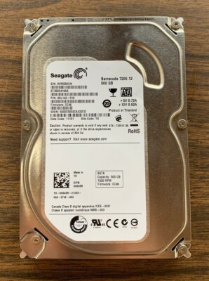 Seagate ST3500418AS Barracuda 7200.12 500GB 3.5