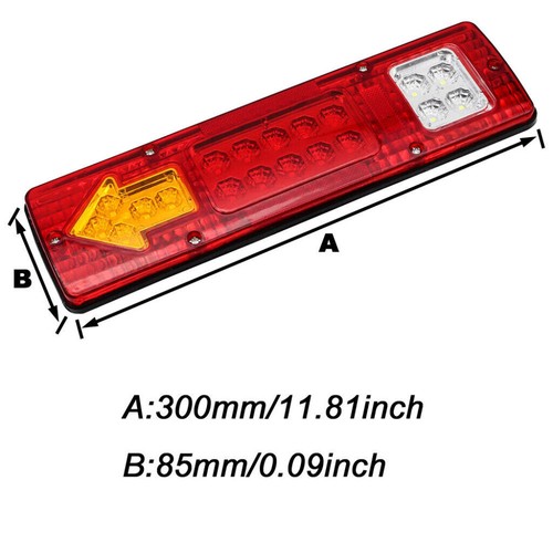 2x LED Rückleuchten dynamische Blinker 12V Rücklicht Anhänger Rücklicht Hänger . - Bild 8 von 18