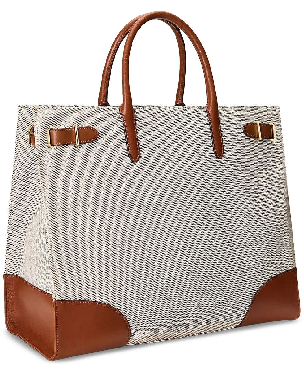 【Ralph Lauren】 Canvas Large Devynトートバッグ RALPH LAUREN Canvas Large Devyn Tote Bag | eBay