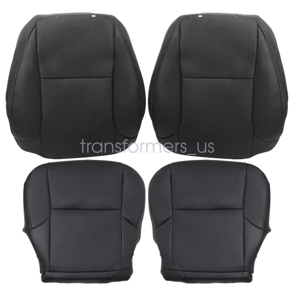 For Lexus GX460 2010-2017 Seat Cover Driver & Passenger Side Bottom & Top Black - Изображение 2 из 4