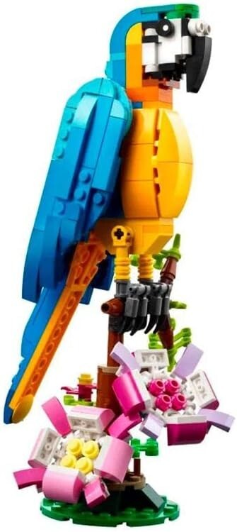 LEGO Creator 3-in-1 Exotic Parrot Toy Set Builds Parrot Fish or Frog Ages 7+ 31136
