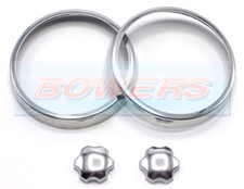 MANOPOLE ANELLI SFIATO ARIA CLASSIC ROVER AUSTIN MINI ACCIAIO INOX LUCIDO CROMATO