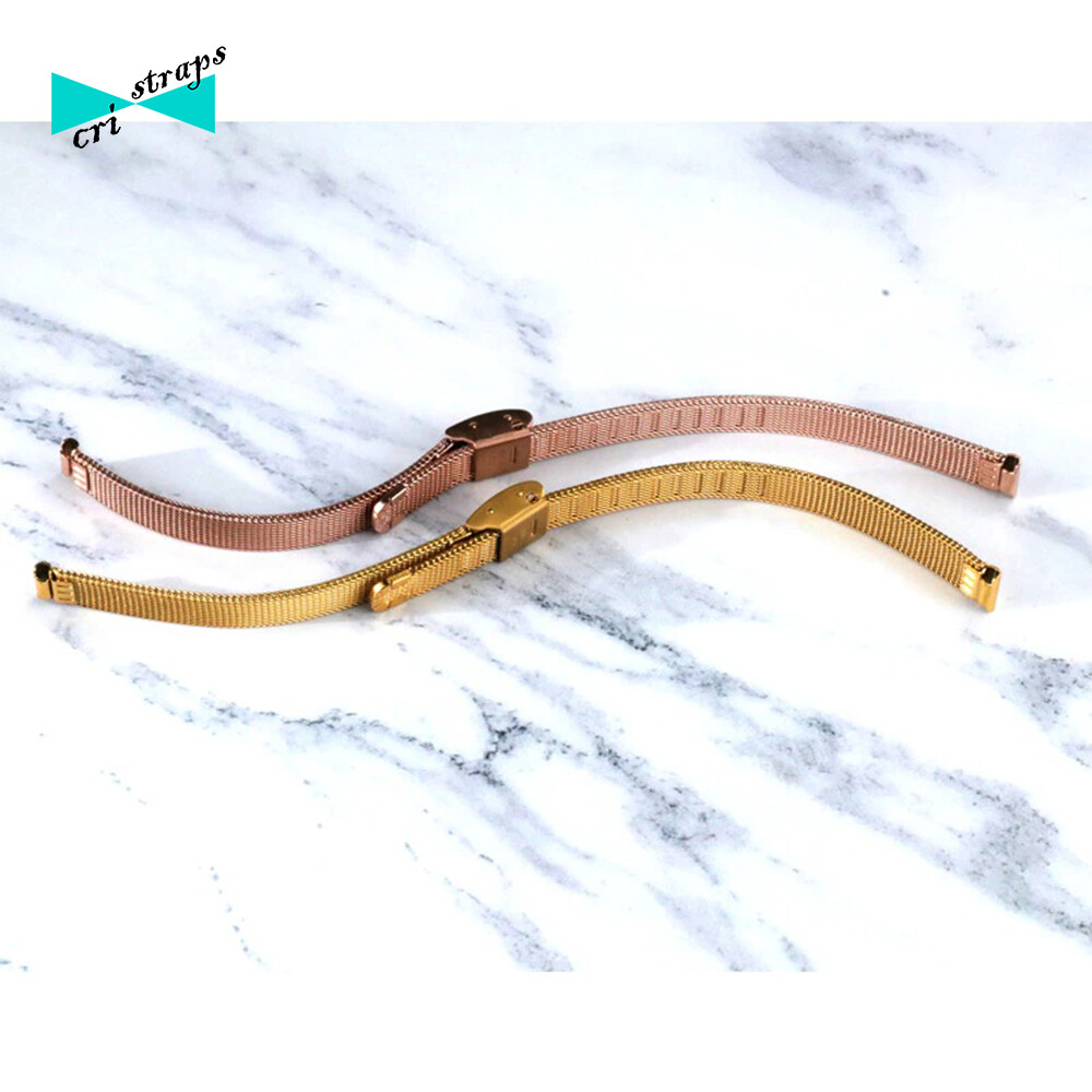 Cinturino Milanese 14mm 16mm 18mm 20mm 22mm 24mm Cinturino Universale In Acciaio Inossidabile Con Cinturino In Metallo Nero Oro Rosa - Foto 8