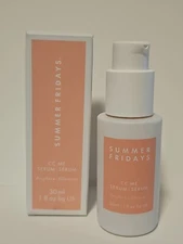 Summer Fridays CC Me Serum Brightens 1 FL. OZ. / 30 ml ~ New in Box