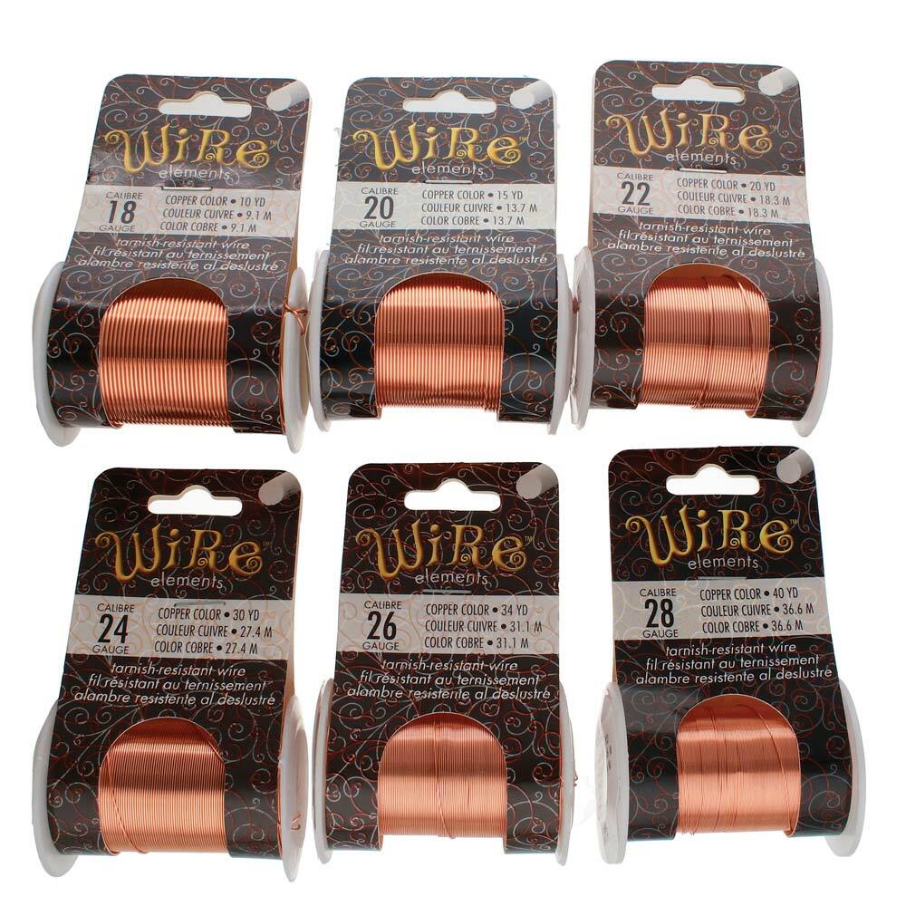 Fil De Bijouterie Vintage Bronze Résistant à L'Oxydation 18 Gauge - 10 Yards