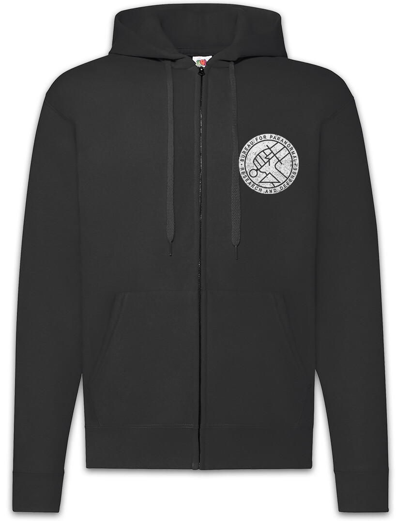 Bureau For Paranormal Research And Defense Bprd Zipper Hoodie Logo