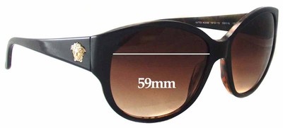SFx Replacement Sunglass Lenses fits Versace MOD 4208 - 59mm Wide