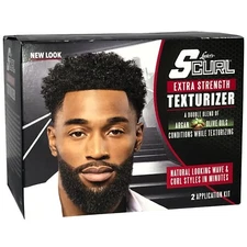 Luster's S-Curl EXTRA STRENGTH TEXTURIZER 2-APPLICATIONS Olive & Argan Oil HAIR