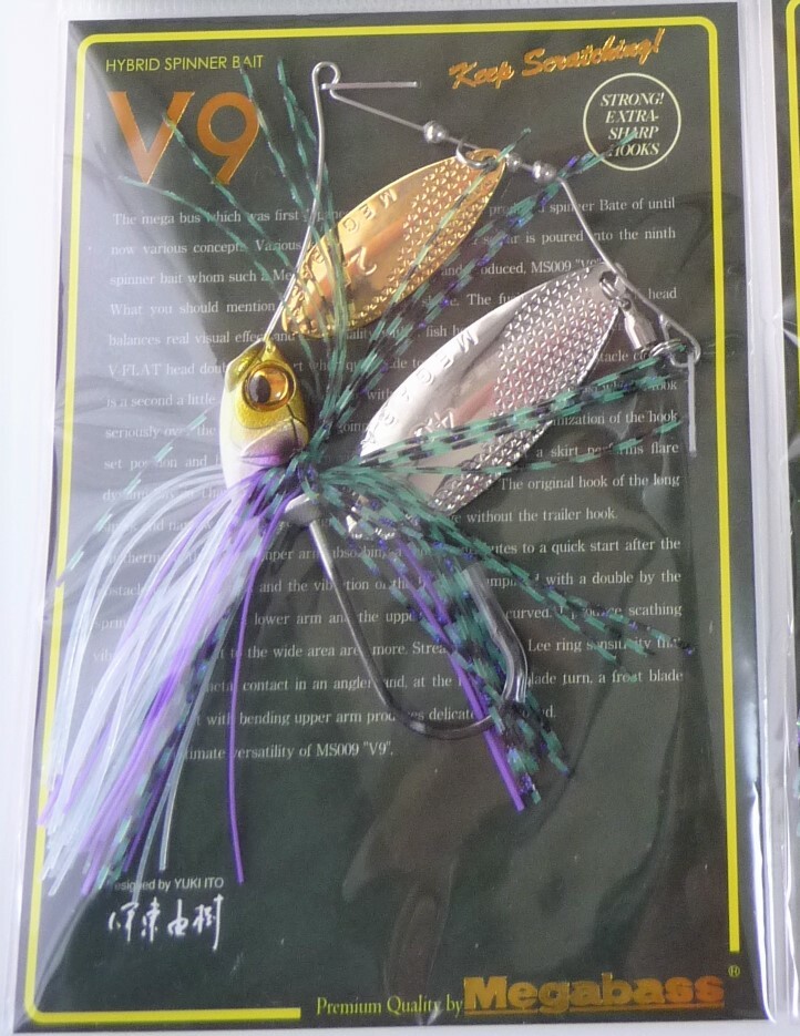 Megabass V9 Spinnerbait 3/8 oz # Bluegill NEW M464 - Image 2