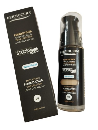 Dermocura 0b fondotinta effetto opaco pelle uniforme naturale WATERPROOF nude