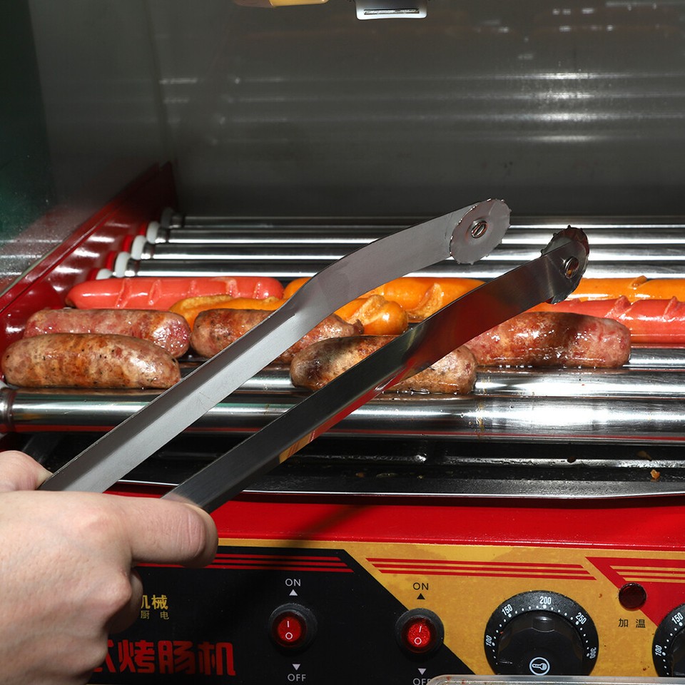 BBQ Sausage Turning Tongs for Cooking High Heat Resistant for Barbecue
