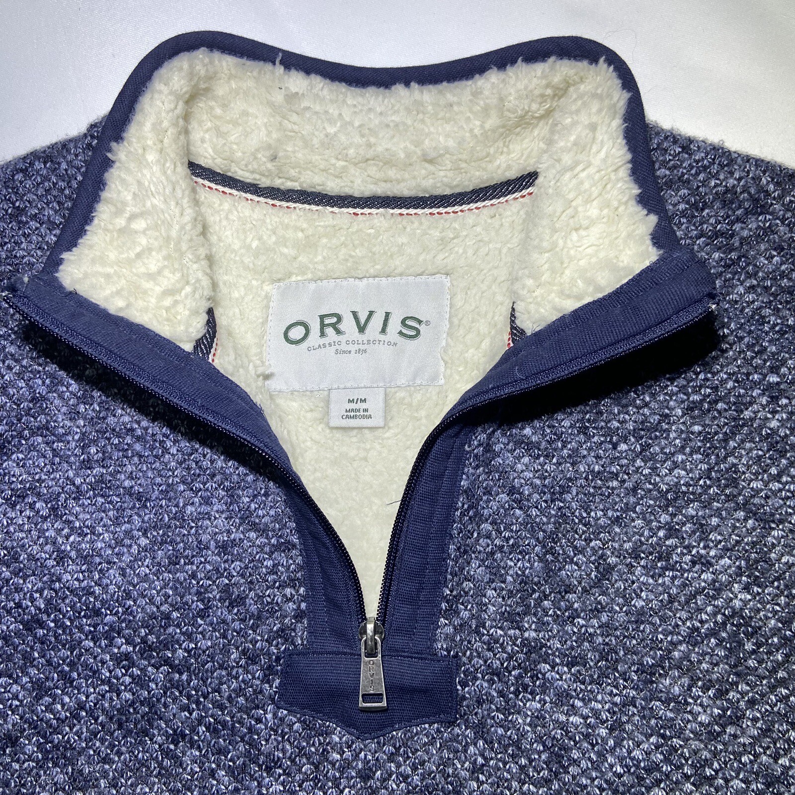 Orvis Classic Collection Pullover Medium Quarter-… - image 4