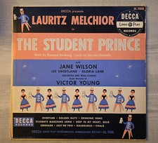 Lauritz Melchior – The Student Prince LP – Decca DL 7008 – Vintage Opera