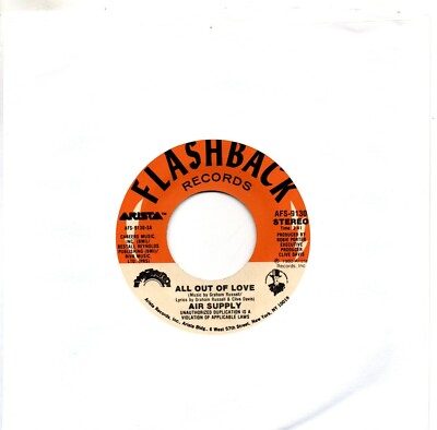 Air Supply:All out of love/Old habits die hard:US Flashback:Re-Issue