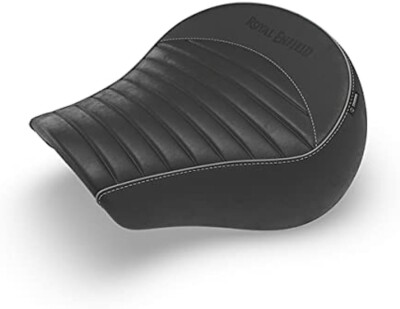 Original Royal Enfield Black Touring Seat, Rider, KXA00069, Classic Reborn