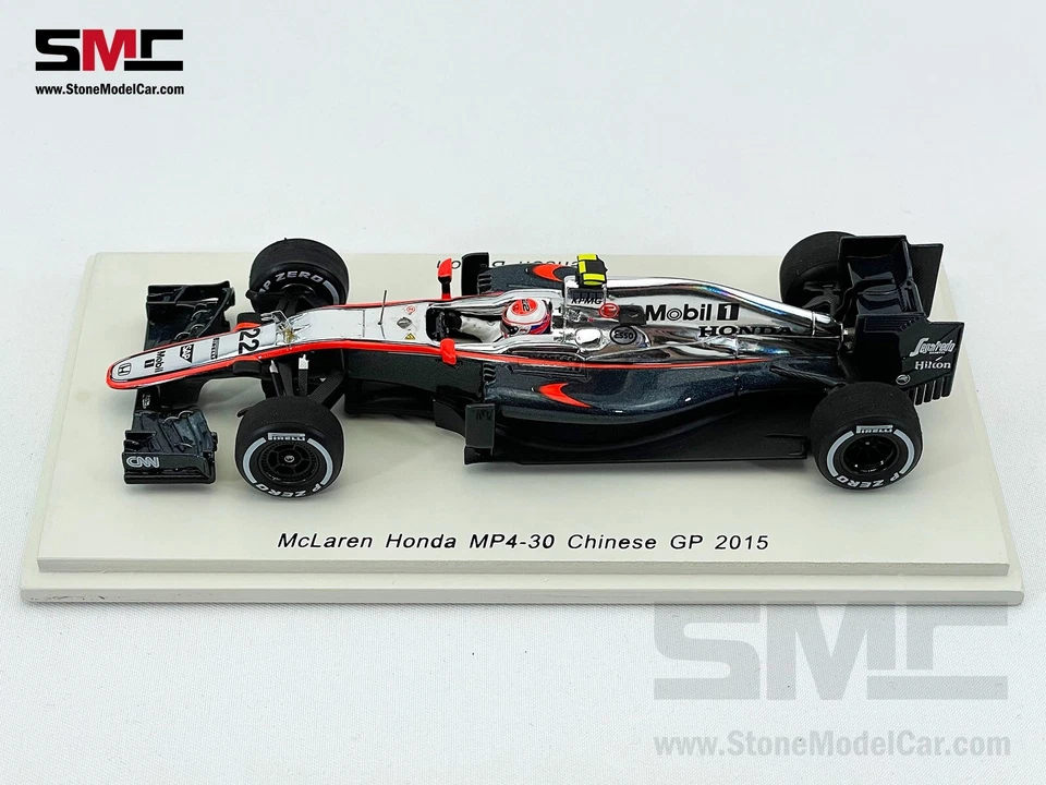 McLaren Honda F1 MP4-30 #22 Jenson Button Chinese GP 2015 1:43 Spark S4614 - Image 2 of 4