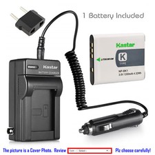 Kastar Battery AC Charger for Sony NP-BK1 BC-CSK  Sony Bloggie MHS-CM5 Camera