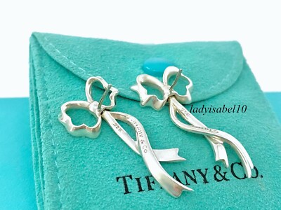 【廃盤・希少】美品Tiffany & Co. Ribbon Bow ピアス 18K Gold Tiffany & Co. Long Ribbon Bow Earrings | Kirsten's