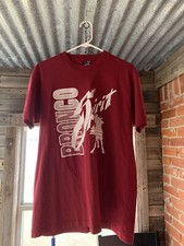 Vintage Maroon Fruit Of The Loom NOS Tshirt 80s Made In The USA Men’s Size L