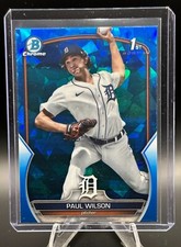 2023 Bowman Draft Sapphire - Paul Wilson 1st - Detroit Tigers #BCP-186