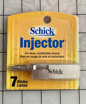 Schick Injector Refill Stainless Steel Blades 7 Count Sealed Package | eBay