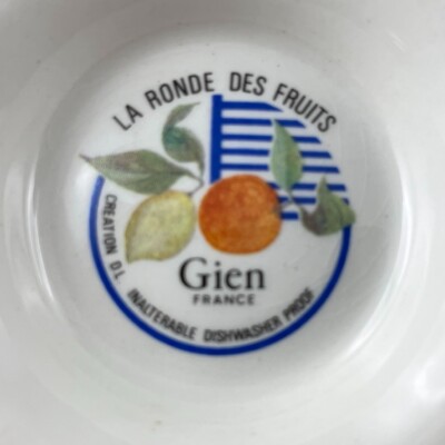 BOL COUVERT Céramique FAÏENCE de GIEN 