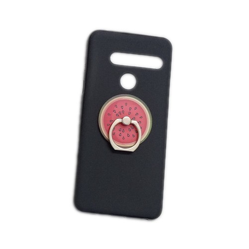 For Various Phones 3D Cute Watermelon Finger Ring Stand Holder Soft TPU Cover - Picture 12 of 13