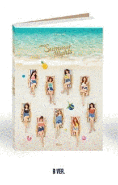 Twice[Summer Nights]2nd Special B Ver CD+Poster+PhotoBook+Card+etc