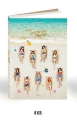Twice[Summer Nights]2nd Special B Ver CD+Poster+PhotoBook+Card+etc