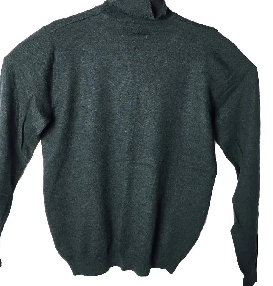 Camisa Eddie Bauer Hombre Grande XL Alta Verde Manga Larga Cuello Alto  Foto 3 de 4