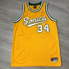 Authentic RAY ALLEN Seattle Sonics Jersey Large 44 Nike Swingman Vintage