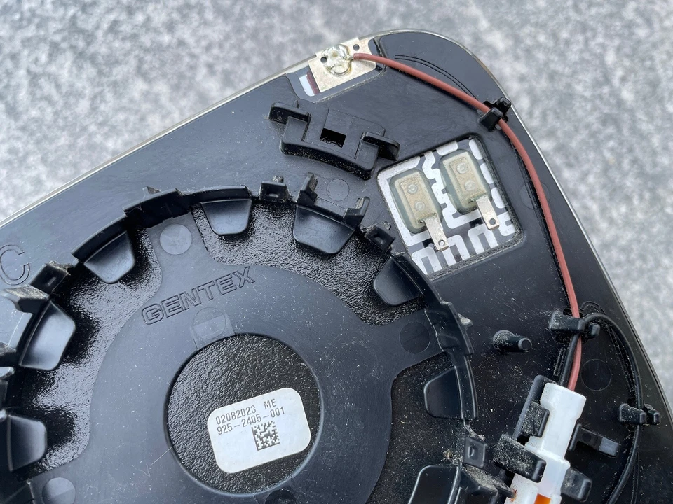 16-25 OEM TESLA MODEL X RIGHT SIDE VIEW MIRROR WIDE ANGLE GLASS AUTO DIM HEATED Foto 4 de 4