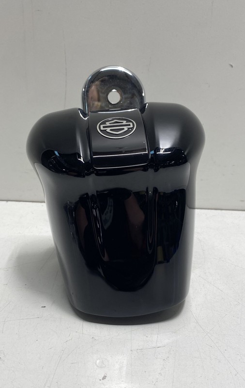 Harley-Davidson 69000040 Gloss Black Motorcycle Horn Chrome Bracket