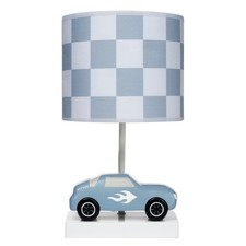 Lambs Ivy Little Racer Hand Painted Car/Transportation Lamp w/ Shade and Bulb