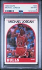 Michael Jordan 1989 NBA Hoops Card #200 (1st NBA Hoops Card) PSA 8