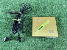 Sony MZ-E70 Walkman Minidisc Player Yellow Rare color Untested JUNK Sold ASIS JP