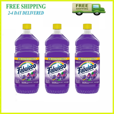 #ad #ad 3 Pack Fabuloso Multi Purpose Floor Cleaner Lavender Scent 33.8 fl oz Total 3L $13.99