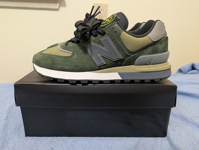 Stone Island x New Balance 574 Legacy Dark Green U574LGIL US Size 11.5 UK 11 NEW