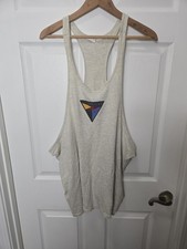 Vintage 90s Speedo Tank Top Muscle Shirt Embroidered Mens Size XL USA Made