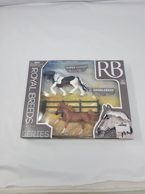 Royal Breeds World Class Collectors Series Gypsy Vanner Saddlebred Horse Figures