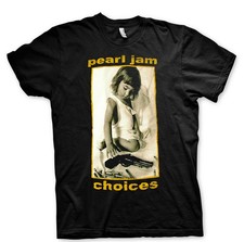 Pearl Jam Crayons Eddie Vedder Ten Vs Vitalogy autorizzato Uomo maglietta