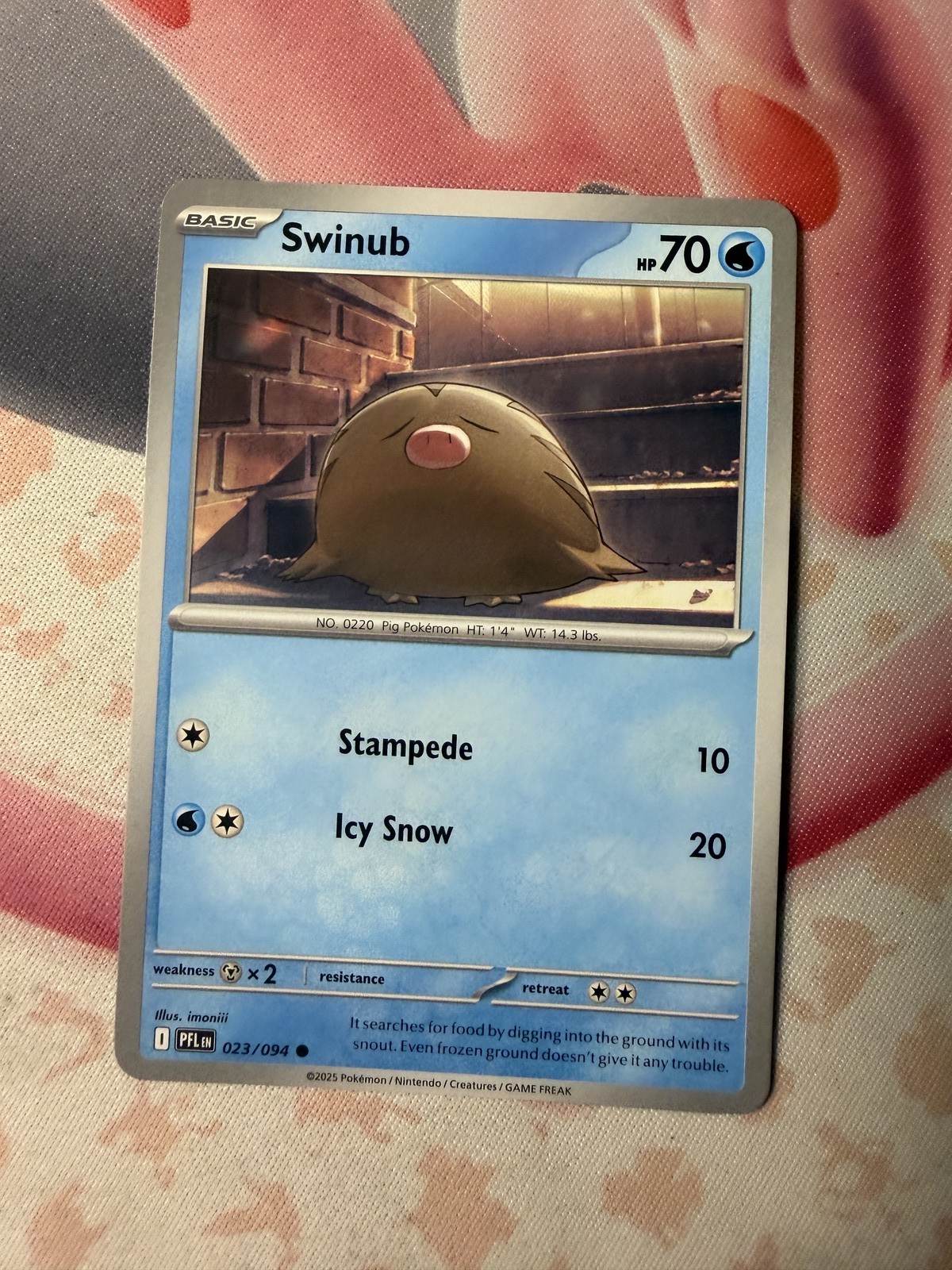 Swinub Common ME02: Phantasmal Flames 023/094 NM English
