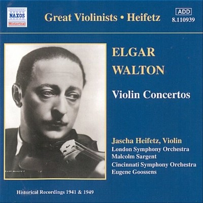 Elgar, Walton: Violin Concerto / Heifetz, Sargent, Goossens Elgar / Walton [CD]