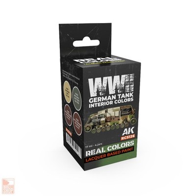 AK Interactive RCS126 - WWII German Tank Interior Colors SET - Neu
